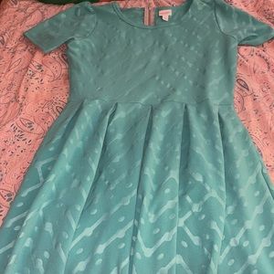 Lularoe, only worn a few times, blue, dress